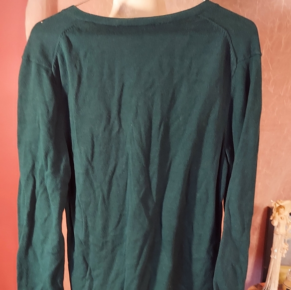 Womans Tommy Hilfiger Sweater size M Christmas Green - Picture 6 of 9